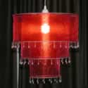 Rayon organza lantern with three levels