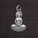 sterling silver buddha pendant