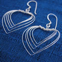 wholesale silver wire earring