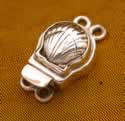 Hilltribe scallop clasp
