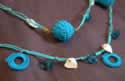 Crochet and Shells Necklace