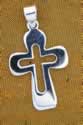 Sterling silver cross pendant!
