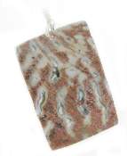 Rectangle shell pendant