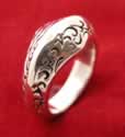 Heavy Inscribed Veil Ring