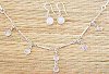 Delicate bezel necklace
