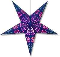 purple punch paper star lamp image