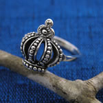 Silver Crown Ring