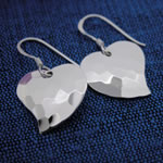 Hammered Heart Earring